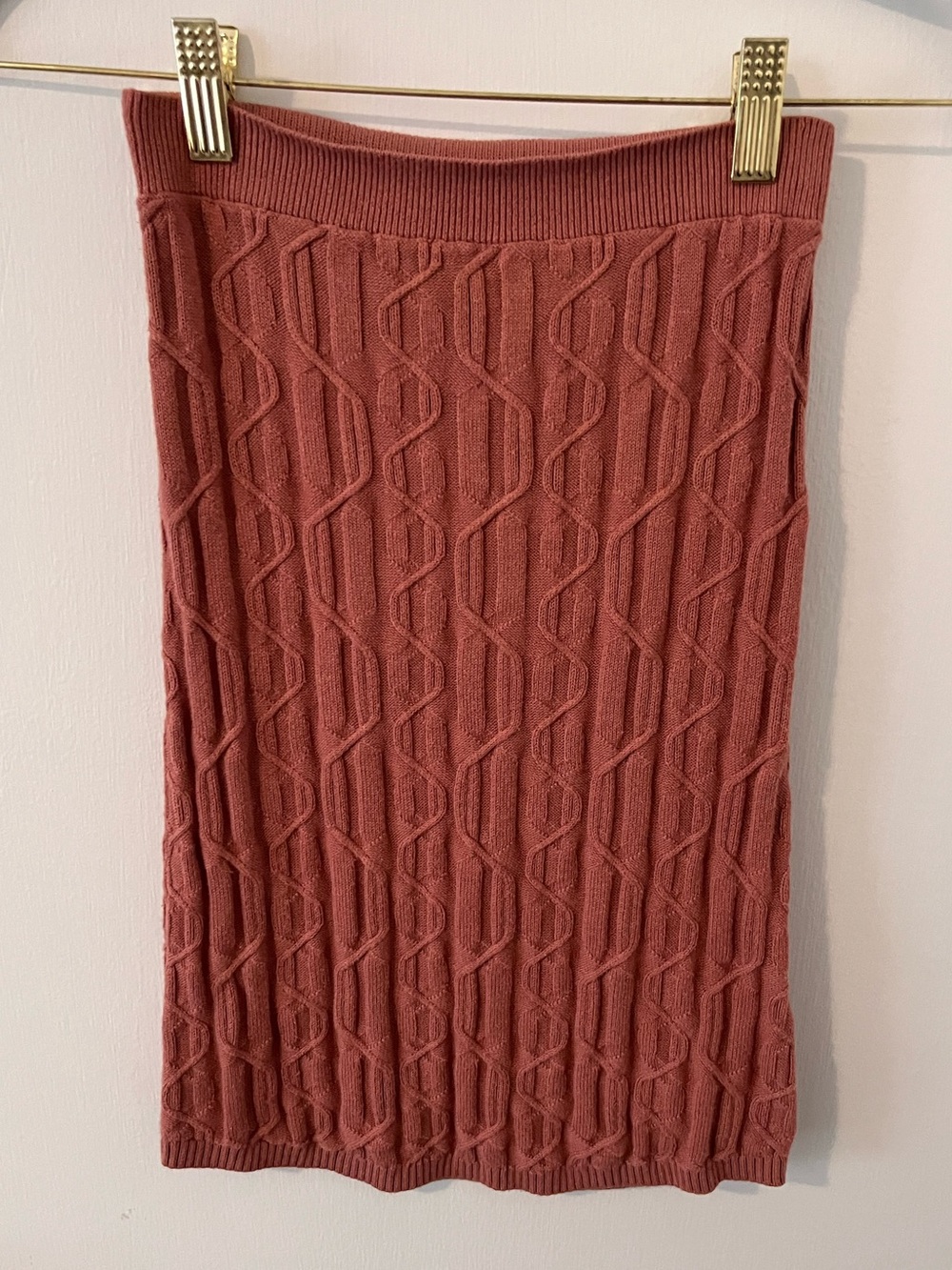 Free People Knit Sweater Skirt Dusty Rose XS